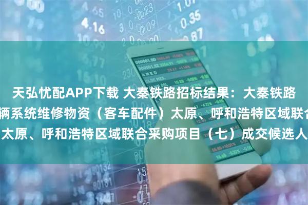 天弘忧配APP下载 大秦铁路招标结果:大秦铁路股份有限公司2026年车辆系统维修物资(客车配件)太原、呼和浩特区域联合采购项目(七)成交候选人公示